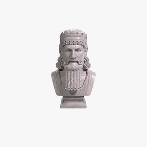 Darius I Bust  Achaemenid Persian King 3D Printable STL File 3D