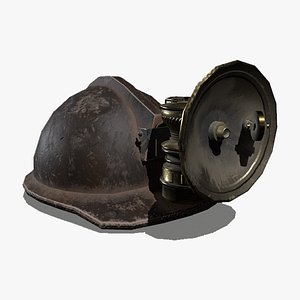 3D Mining Helmet model
