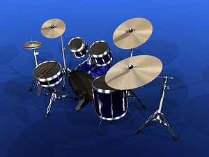 3d drums model