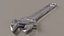 3D Adjustable Wrench model