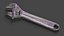 3D Adjustable Wrench model