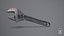 3D Adjustable Wrench model