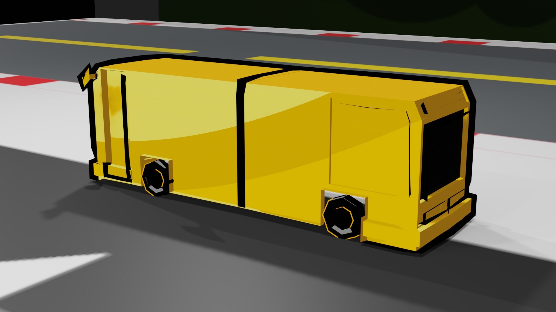 Low Poly Cartoon Car Drawing Shader Model TurboSquid 2107450