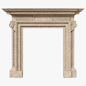 Westland London Stone Fireplace Palladian Chimneypiece 3D model