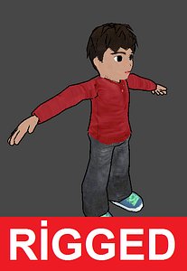 Lowpoly Anime Character