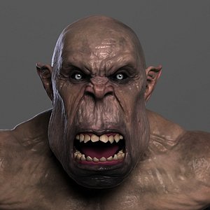 3d ogre troll fantasy