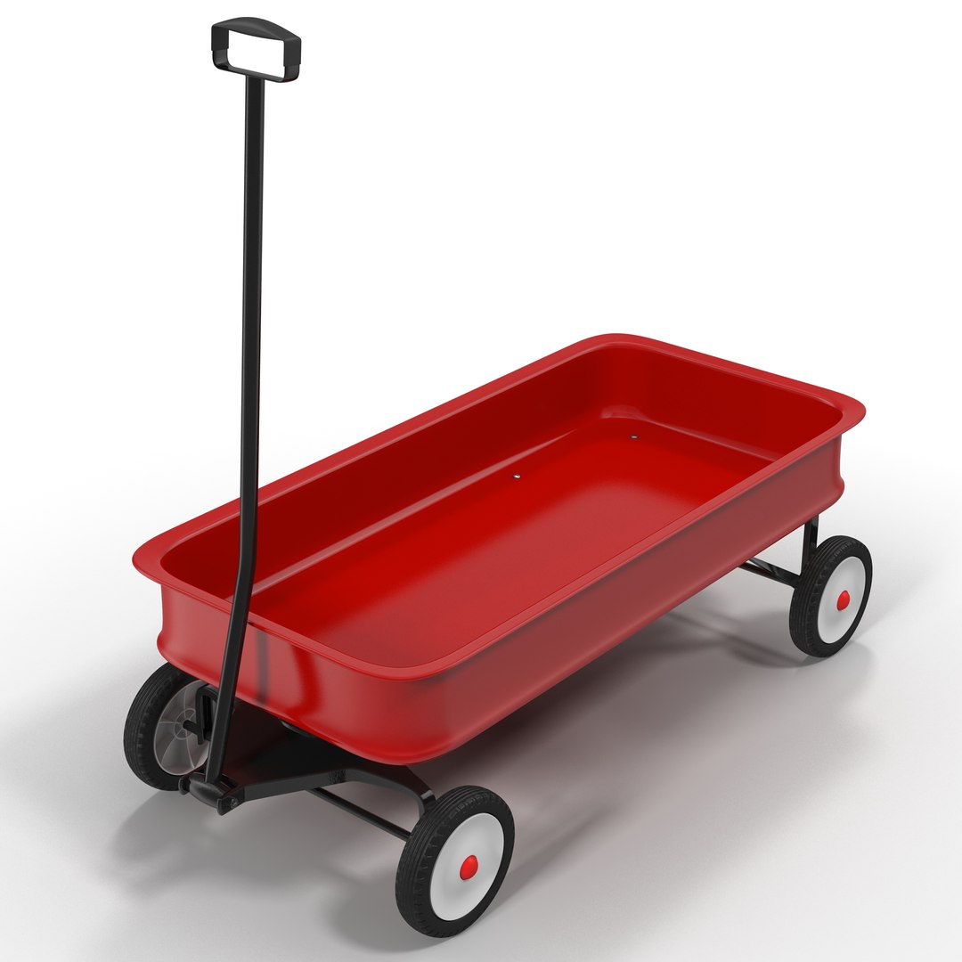 Childs Wagon 2 Generic 3D model preview