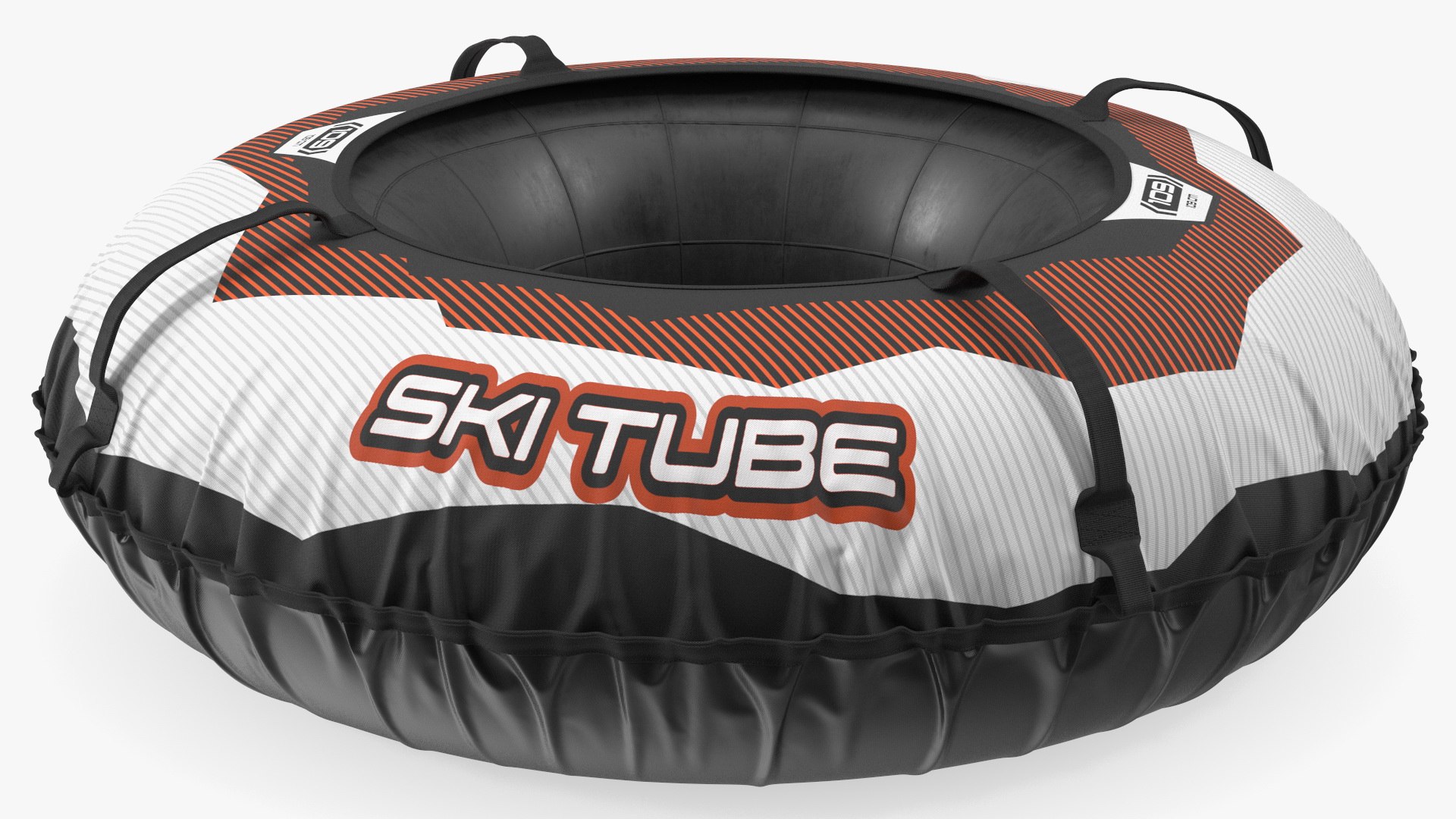 Large Snow Tube White 3D model preview