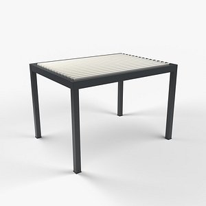 3D Bioclimatic Louvered Pergola 4x3