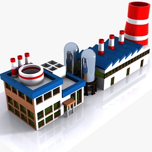 car factory 3d model