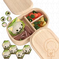 Bento box Cat Onigiri Chamfer Edge