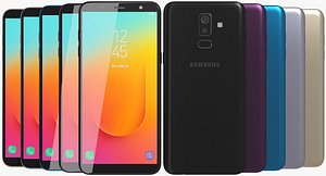 3D realistic samsung galaxy j8