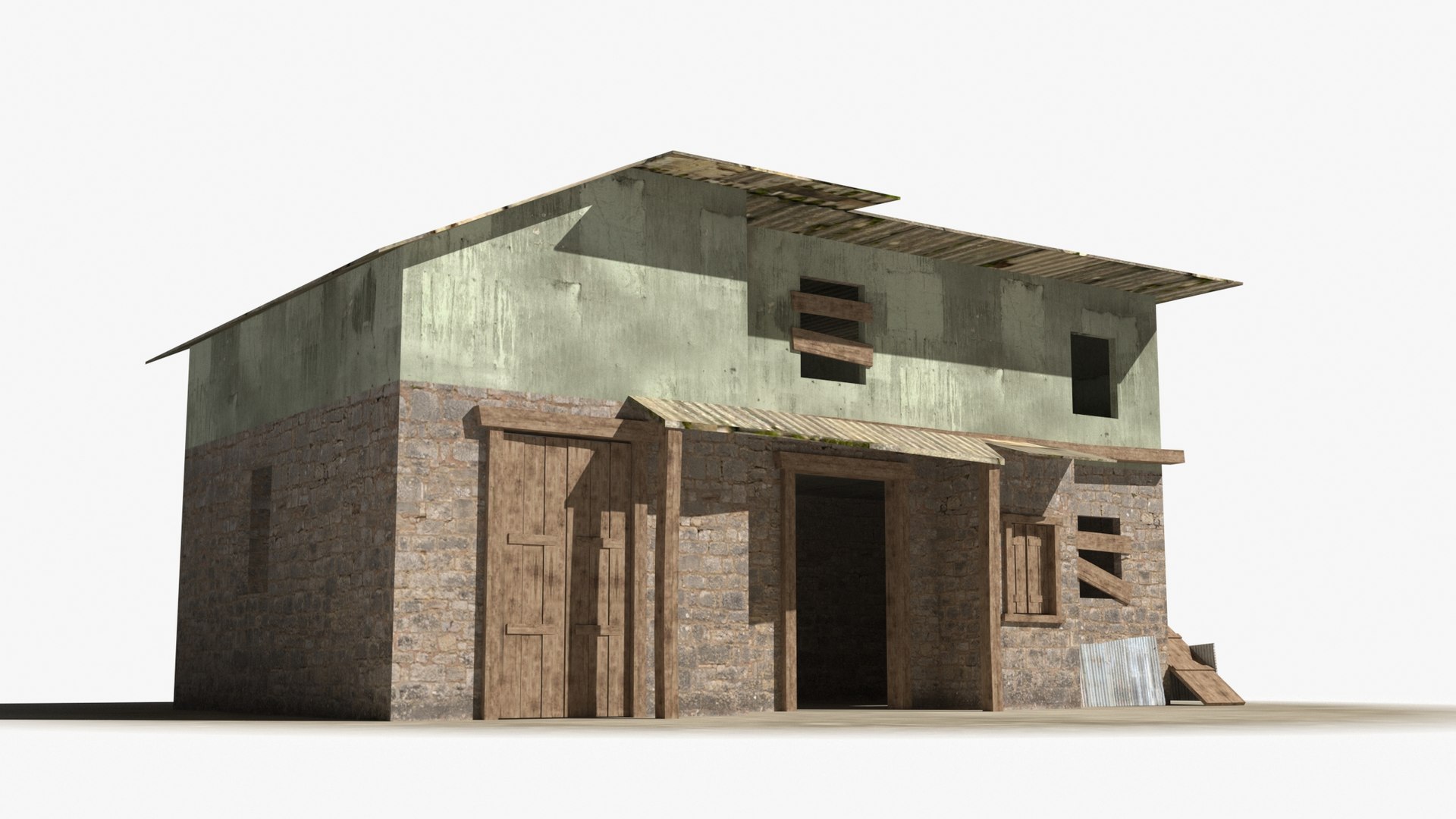 Slum X7 3D Model - TurboSquid 2301203