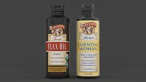 Barleans Flax Oil 3D model
