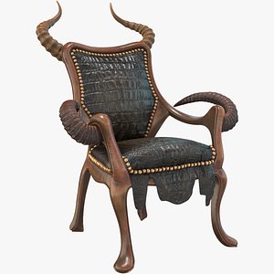 3D model infernal furniture animal chair design
