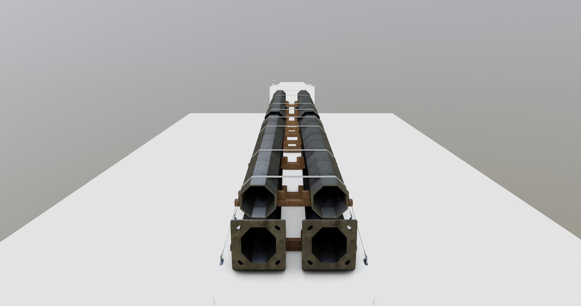 3D Model CARGO MODELS FOR TRUCK TRAILER-Polygon Pole Type-2-1 ...