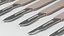 Sterile Scalpels with Plastic Handles Set