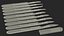 Sterile Scalpels with Plastic Handles Set