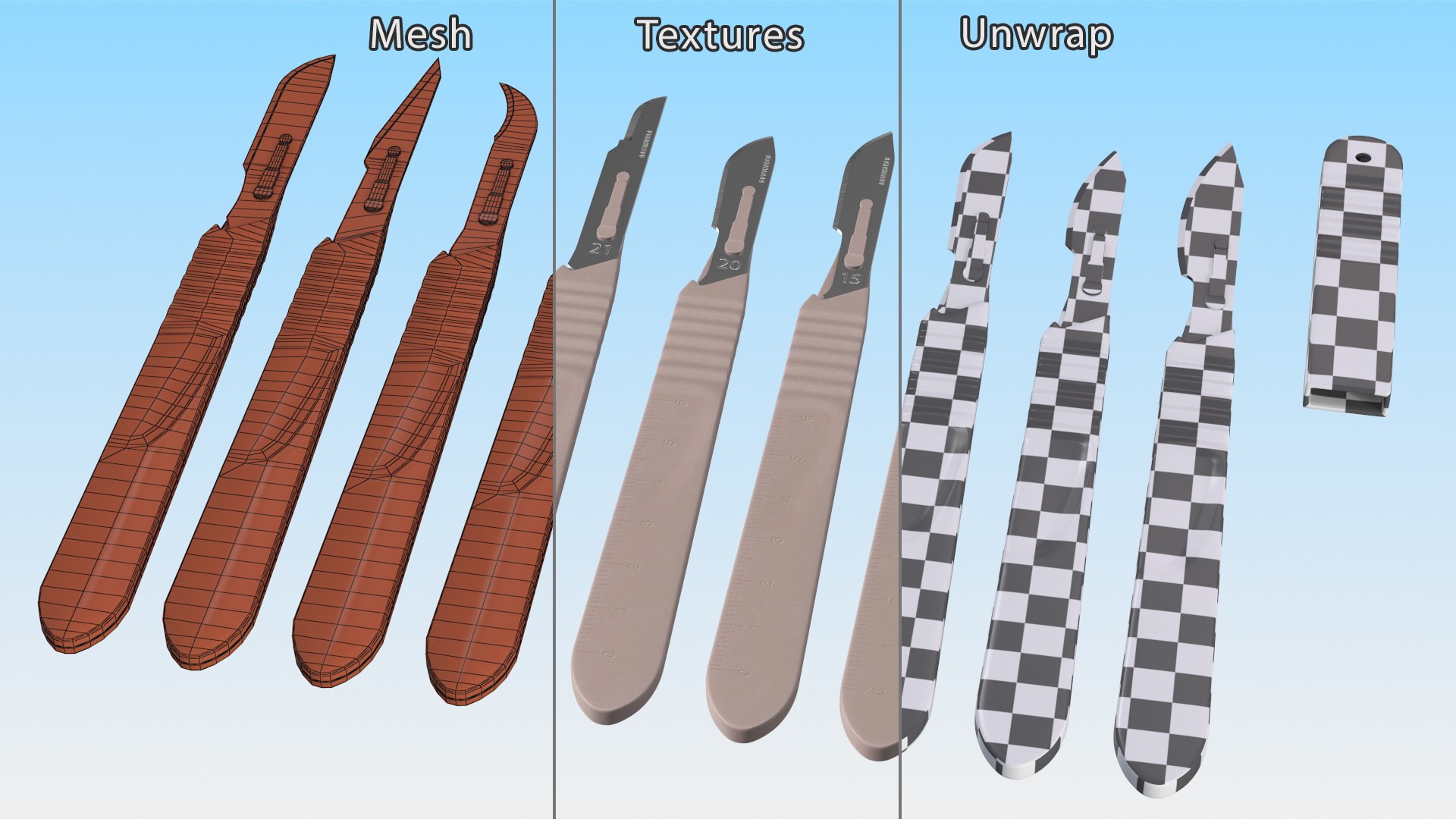 Sterile Scalpels with Plastic Handles Set 3D model https://p.turbosquid.com/ts-thumb/Eq/2aALJd/Rl/sterilescalpelswithplastichandlesset3dmodel025/jpg/1667340346/1920x1080/fit_q87/e9cb8c8d545753538182d4fe5805f0d885a3ef72/sterilescalpelswithplastichandlesset3dmodel025.jpg