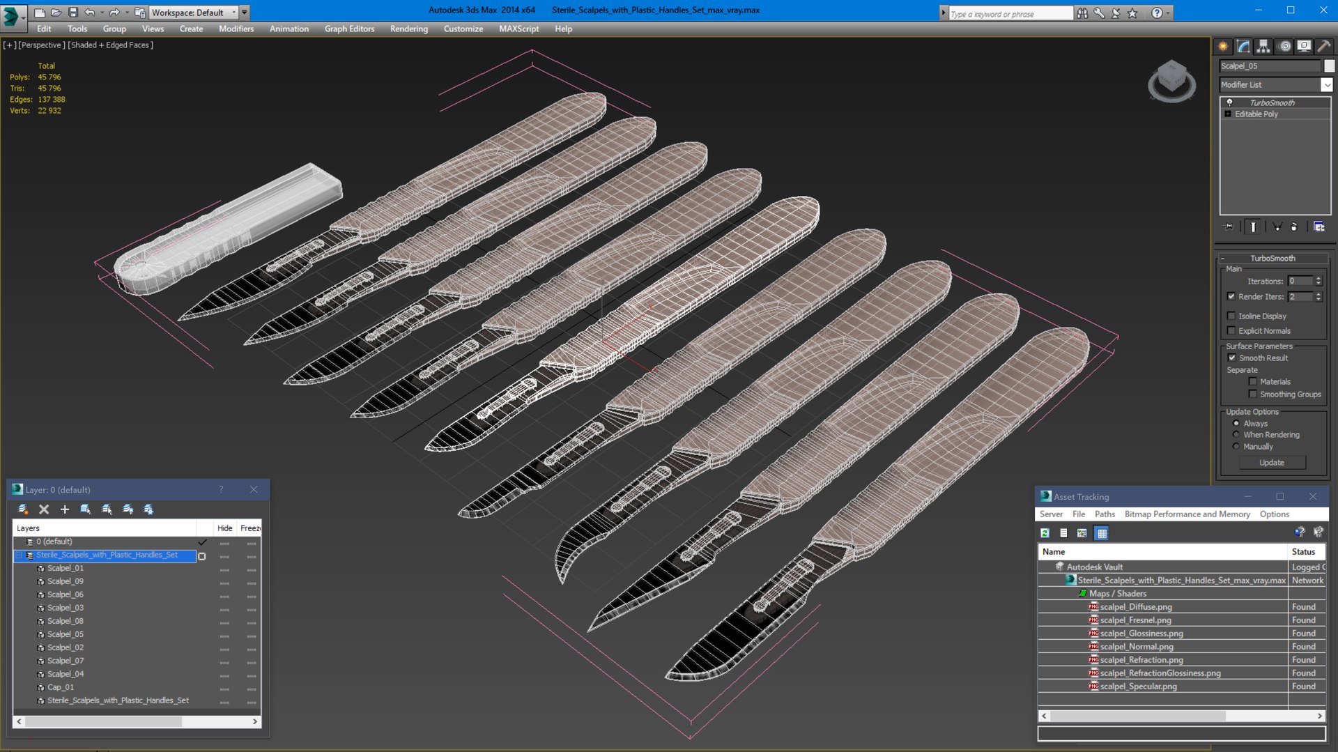 Sterile Scalpels with Plastic Handles Set 3D model https://p.turbosquid.com/ts-thumb/Eq/2aALJd/pc/sterilescalpelswithplastichandlesset3dmodel030/jpg/1667340371/1920x1080/fit_q87/0509a58931596addee33dd05a0021f5105cbe759/sterilescalpelswithplastichandlesset3dmodel030.jpg
