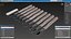 Sterile Scalpels with Plastic Handles Set