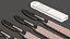 Sterile Scalpels with Plastic Handles Set