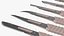 Sterile Scalpels with Plastic Handles Set
