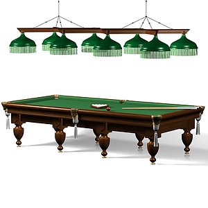 3d model russian billiards table