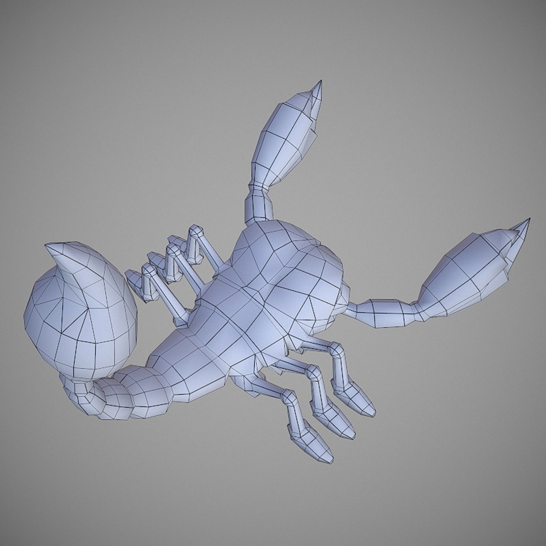 3D scorpion cartoon model https://p.turbosquid.com/ts-thumb/Eq/BaxW4A/gM33JUGT/scorpioncartoon11/jpg/1539154392/1920x1080/fit_q87/8db28ed7581770b300009e9b879825829de6c6a1/scorpioncartoon11.jpg