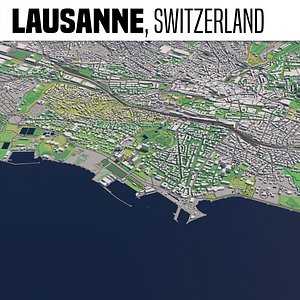 lausanne switzerland 3D