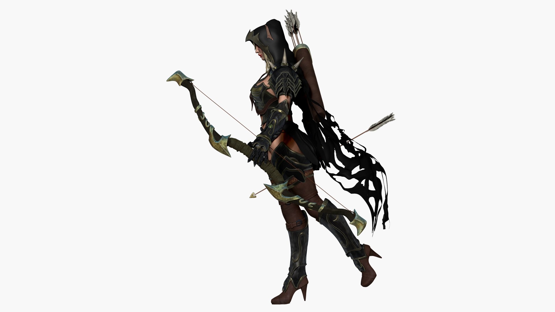 Sculpt Female Warrior 3d Turbosquid 1686263