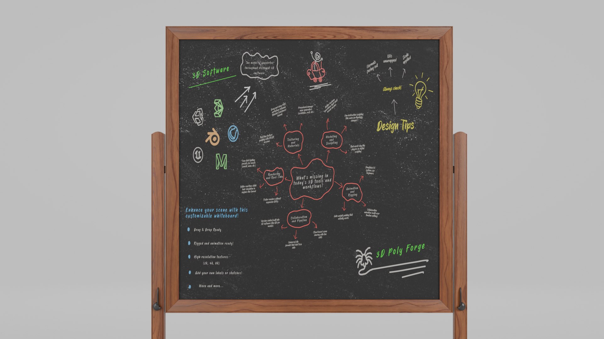 3D Customizable Double-Sided Wooden Blackboard Square Writing Board https://p.turbosquid.com/ts-thumb/Eq/N7PFrj/Ub/r_8/png/1746394256/1920x1080/fit_q87/46250ac8770de7ed74810b58ca640bcdae415507/r_8.jpg