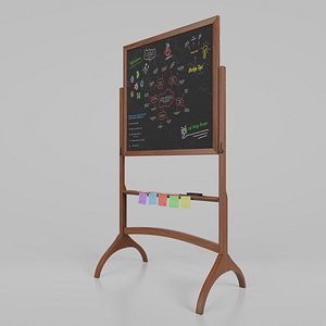 Customizable Double-Sided Wooden Blackboard Square Writing Board