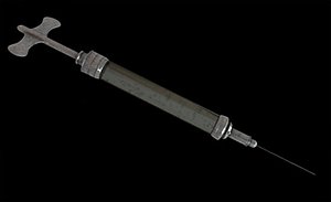 Old syringe