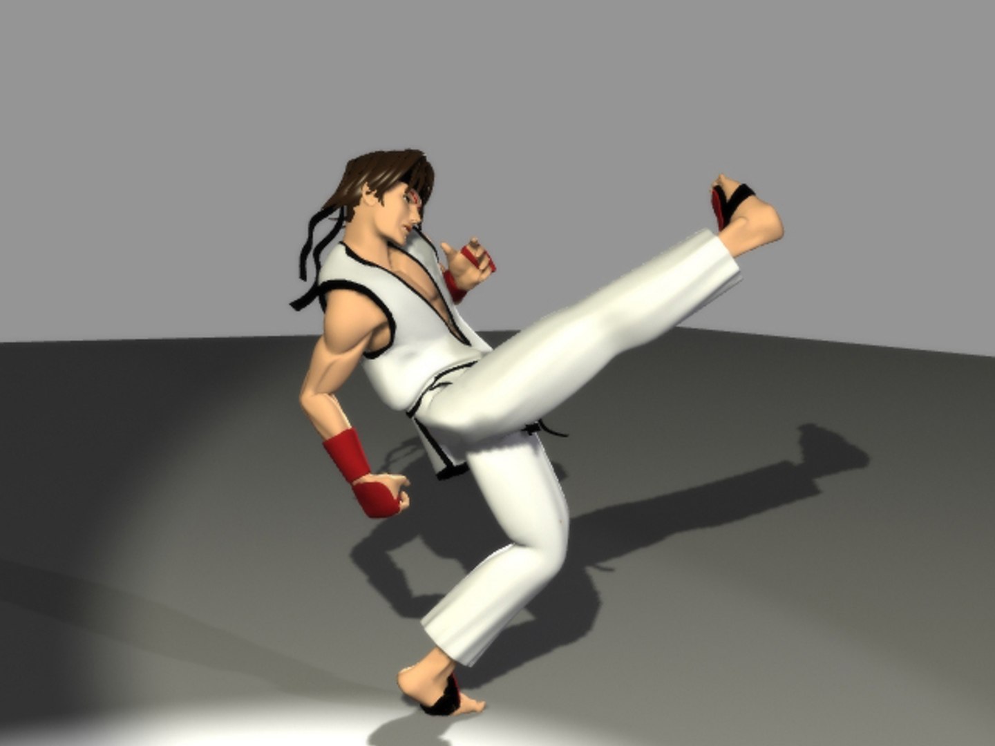 Karate anime cute mascot on Craiyon
