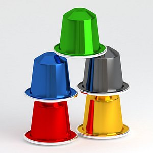 Coffee Capsule Collection 3D
