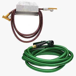 Industrial and Garden Hose Collection 3D