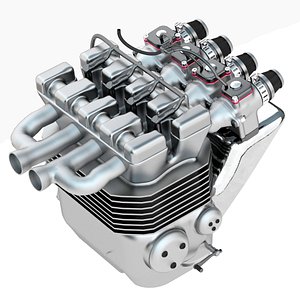Motorcycle Engine 2 3D