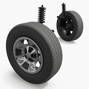 3D Wheel from Chevrolet Astro Van 1995