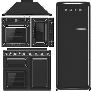 3D SMEG kitchen appliance collection
