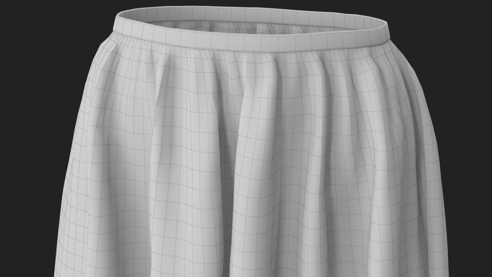 Skirt Black 3D model https://p.turbosquid.com/ts-thumb/Eq/j7BNx4/GS/wireframe_06/jpg/1754050706/1920x1080/fit_q87/e9c6a67c00a36eec0d0616dc752d12af5f32eb0f/wireframe_06.jpg