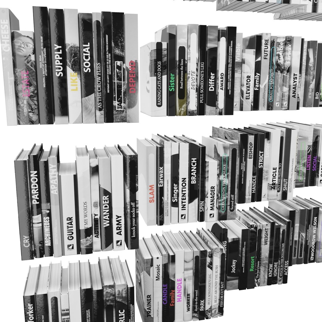 3D Book Model - TurboSquid 1377343