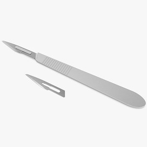 3D Scalpel Blade model