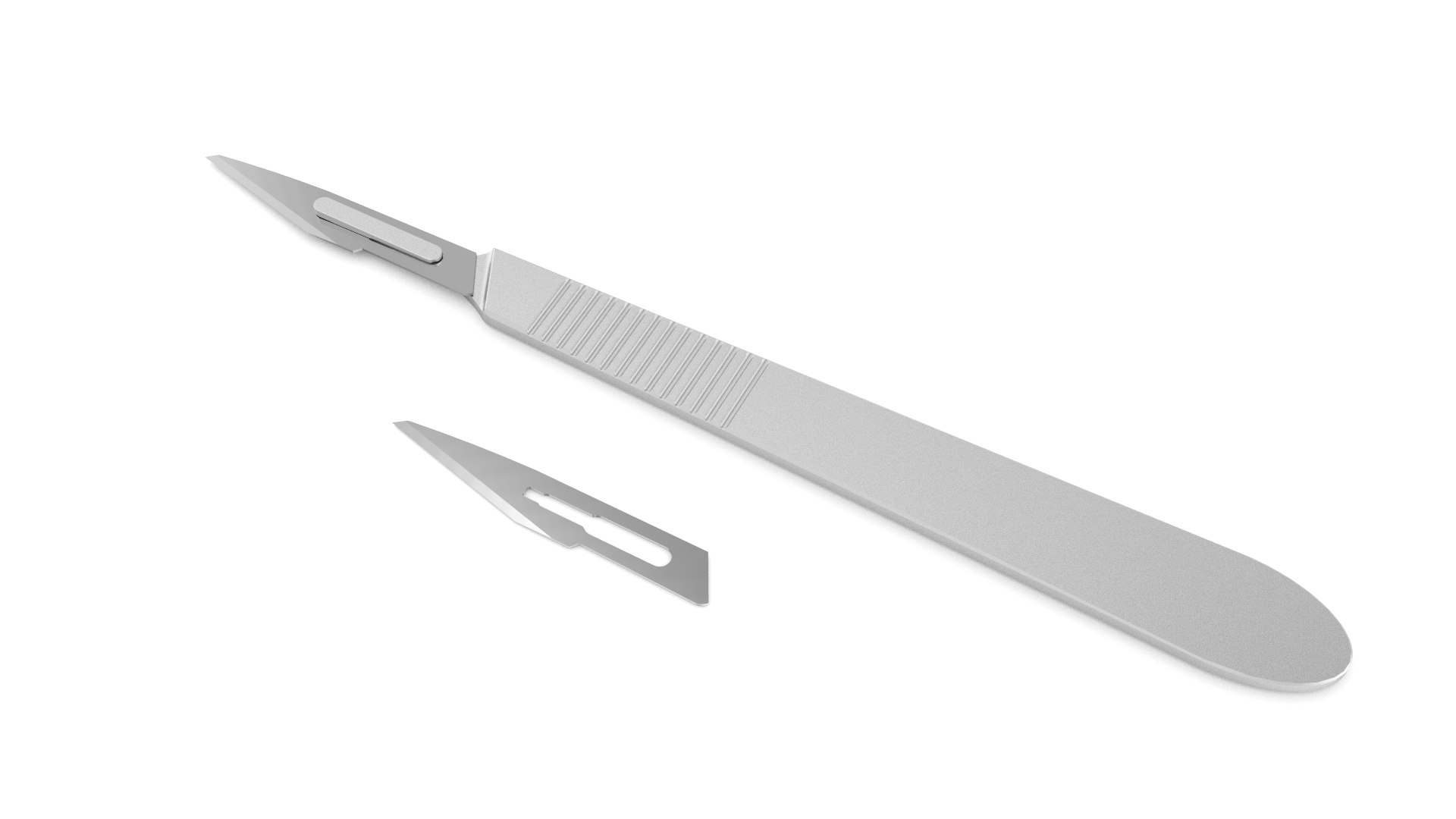 3D Scalpel Blade Model - TurboSquid 2246626