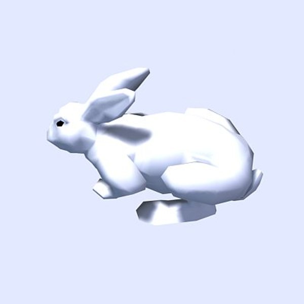 3D 3ds Max hare rabbit bunny