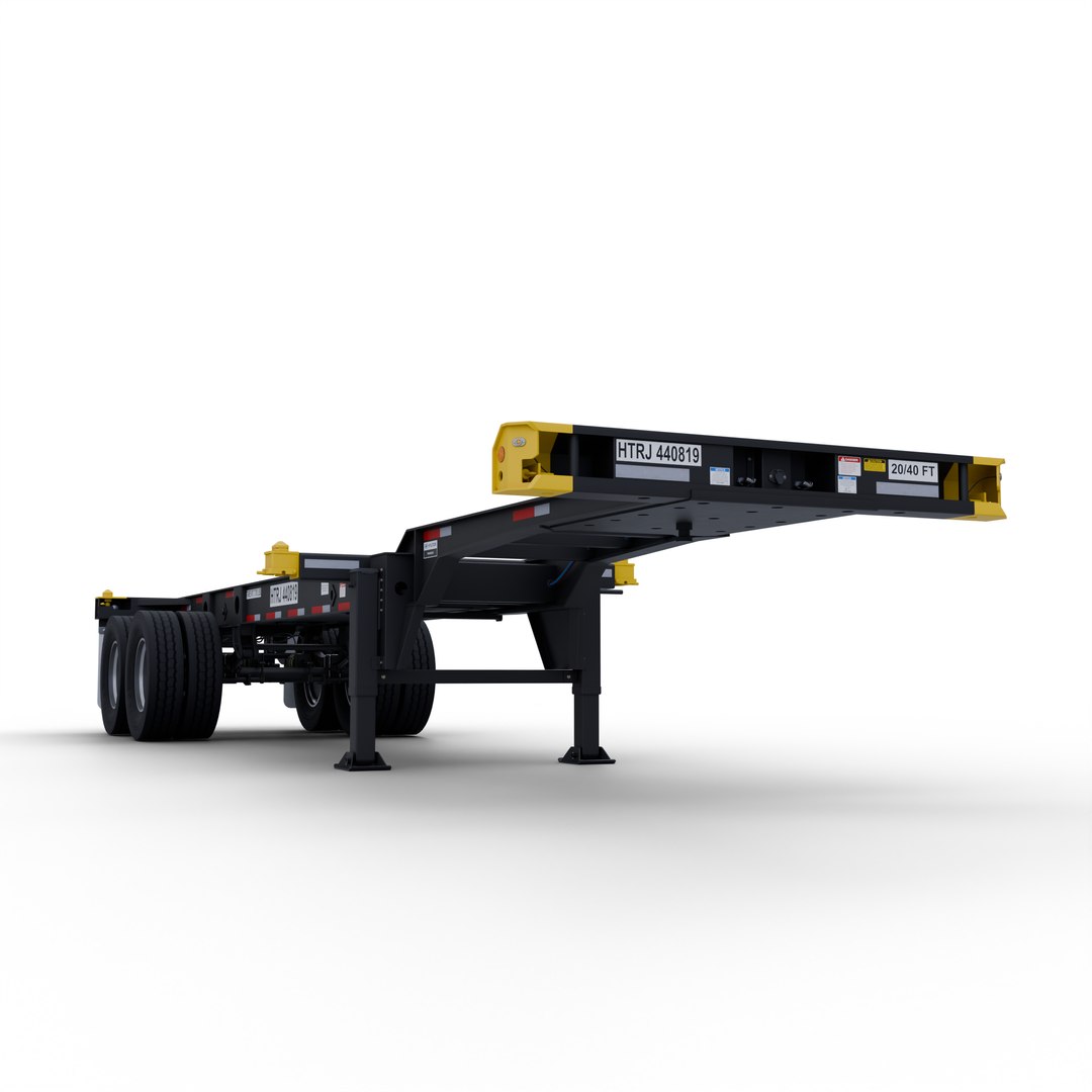 Hyundai 20-40 Tandem 6-pin Chassis 3D Model - TurboSquid 2501649
