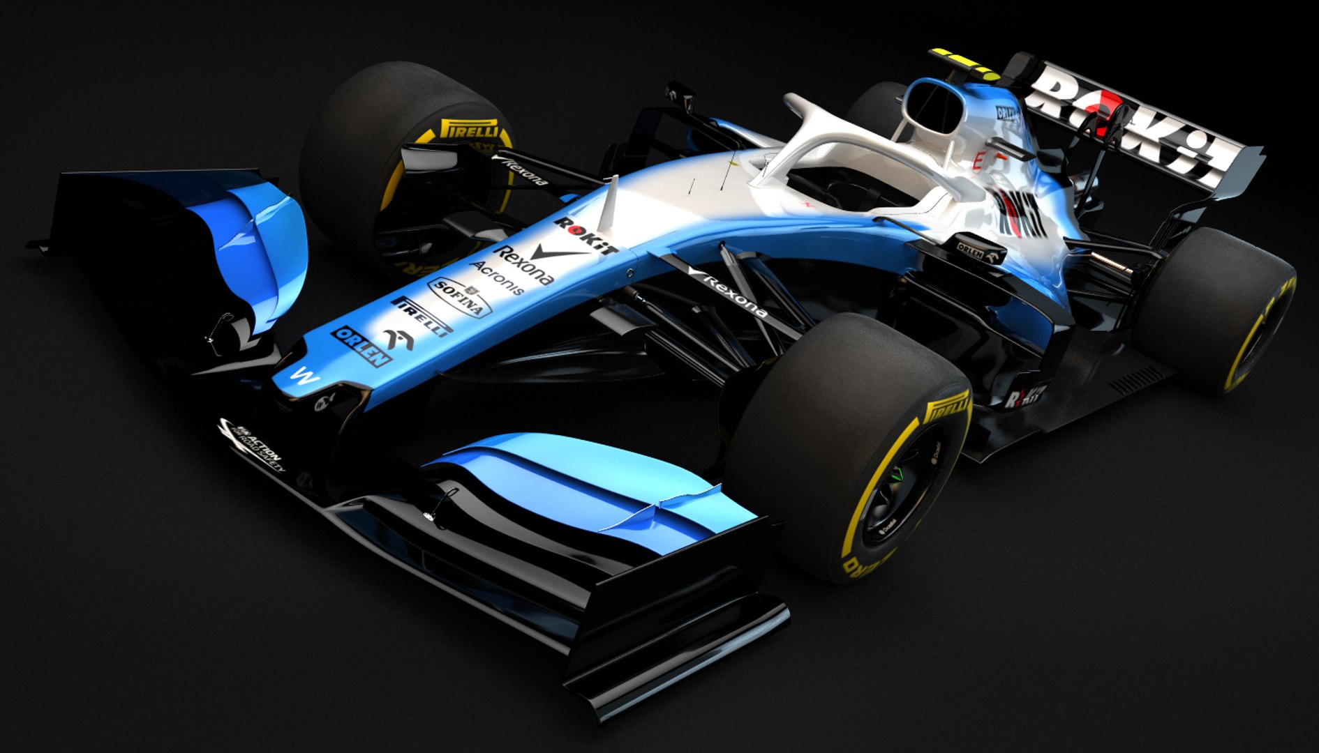 3D 1 f1 williams - TurboSquid 1386148