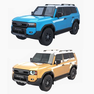 3D Toyota Land Cruiser J250 Collection model