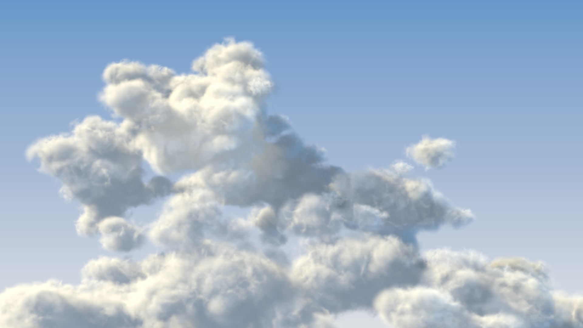 3d clouds sky model