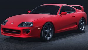 1994 Toyota Supra MK IV 3D Model The Legendary JDM Icon